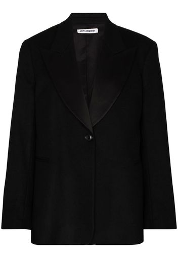 Boxy button-up blazer