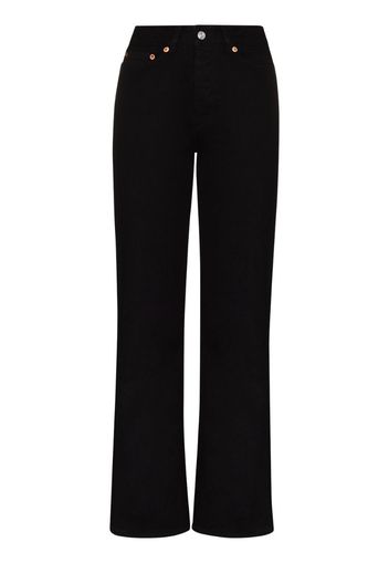 Draft straight-leg trousers