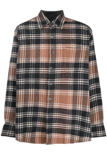 Above check pattern shirt