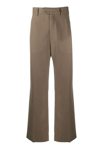 high-rise straight chinos