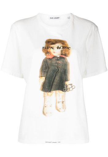 graphic-print cotton T-shirt