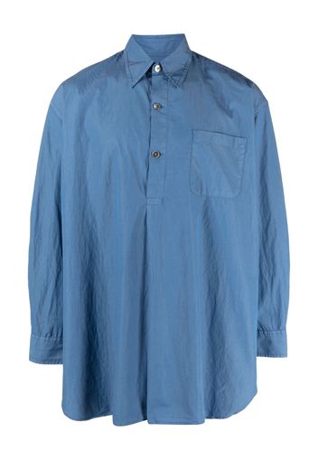 OUR LEGACY oversized button-up shirt - Blu