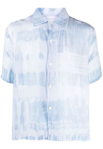 OUR LEGACY stroke-print shirt - Blu