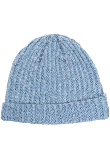 Our Legacy chunky ribbed-knit beanie - Blu