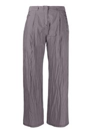 OUR LEGACY Serene crinkled trousers - Viola