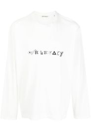 Our Legacy logo-print cotton T-shirt - Bianco