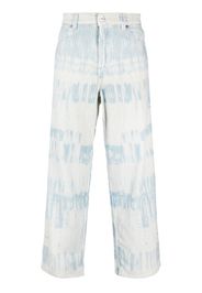 OUR LEGACY Vast Cut stroke-print jeans - Blu