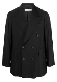 Our Legacy crease-effect double-breasted blazer - Nero