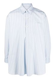 OUR LEGACY striped cotton shirt - Blu