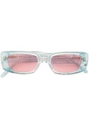 OUR LEGACY transparent oval frame sunglasses - Blu