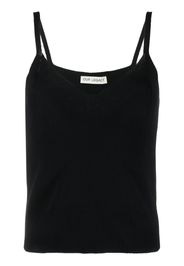OUR LEGACY ribbed-knit singlet top - Nero