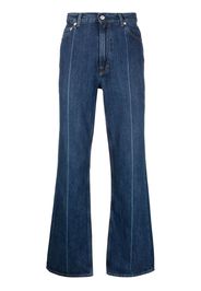 OUR LEGACY contrast-stitching straight-leg jeans - Blu