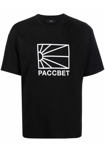 PACCBET logo-print cotton T-Shirt - Nero