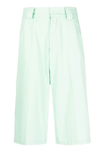 PACCBET pressed-crease four-pocket Bermuda shorts - Verde