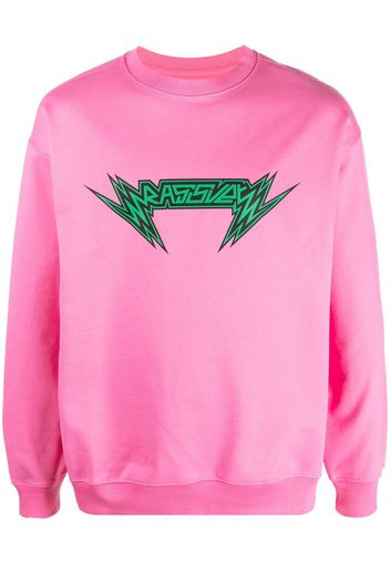 PACCBET logo-print cotton sweatshirt - Rosa