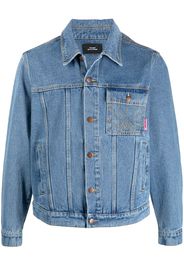 PACCBET rassvet-embroidered denim jacket - Blu