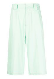 PACCBET pressed-crease four-pocket Bermuda shorts - Verde