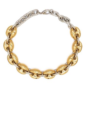 Paco Rabanne two-tone choker necklace - Oro