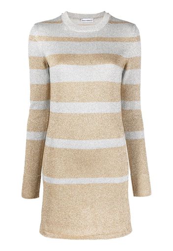 Paco Rabanne striped knitted dress - Giallo