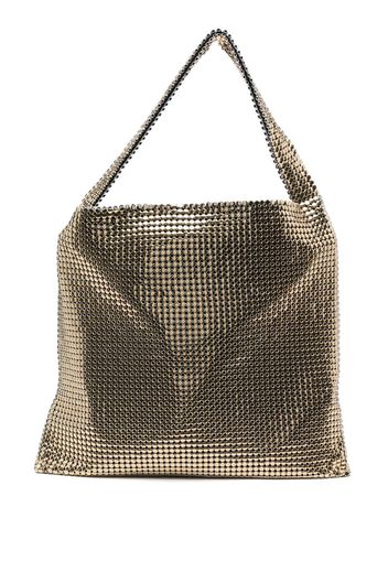 Paco Rabanne Pixel metallic tote bag - Oro