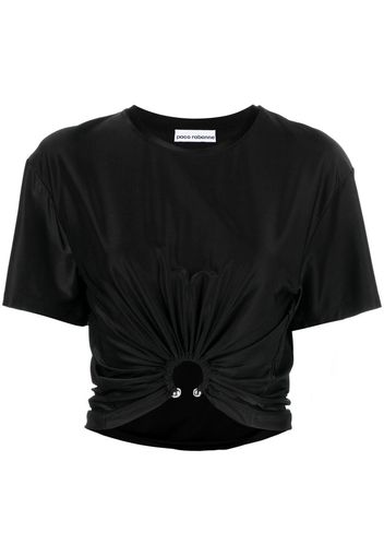 Paco Rabanne hoop cotton T-Shirt - Nero