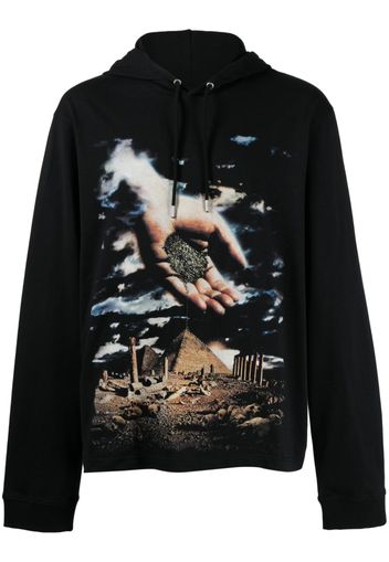 Paco Rabanne x Kimura Tsunehisa graphic-print hoodie - Nero