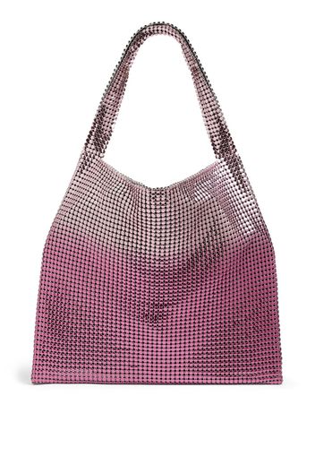 Paco Rabanne Borsa tote Pixel metallizzata - Rosa