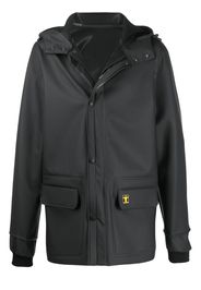 loose-fit logo hooded jacket
