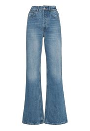 Paco Rabanne high-rise wide-leg jeans - Blu