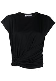 Paco Rabanne side-wrap T-shirt - Nero