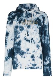 Paco Rabanne tie-dye print hoodie - Blu