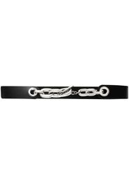 Paco Rabanne logo chain-link belt - Nero