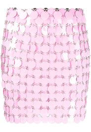 Paco Rabanne chainmail mini skirt - Rosa