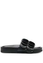 Paco Rabanne disc-detail sandals - Nero