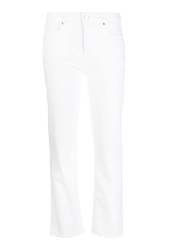 PAIGE mid-rise cropped slim jeans - Bianco