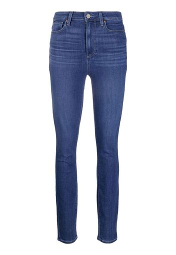 PAIGE high-waisted skinny jeans - Blu