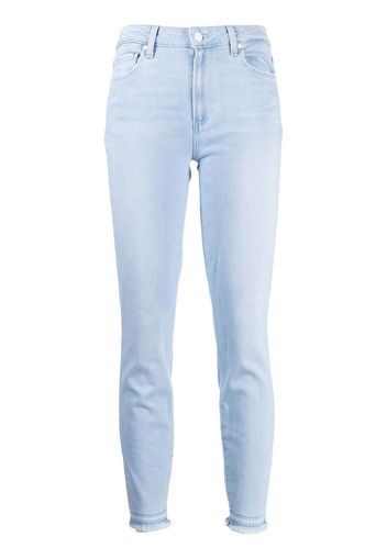 PAIGE Jeans slim a vita media - Blu