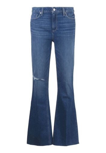 PAIGE Jeans svasati con effetto vissuto - Blu