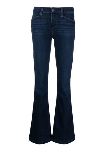 PAIGE high-waisted flared jeans - Blu