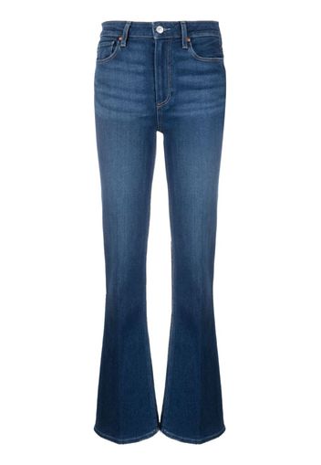 PAIGE high-waist flared jeans - Blu