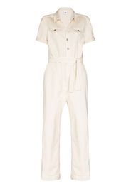 PAIGE Anessa short-sleeved jumpsuit - Bianco