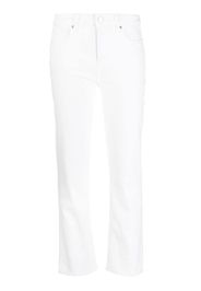 PAIGE mid-rise cropped slim jeans - Bianco