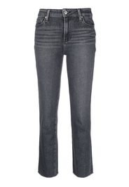 PAIGE cropped skinny-cut jeans - Nero