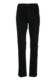 PAIGE Jeans Lennox slim con vita media - Nero