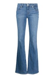 PAIGE low-rise flared jeans - Blu