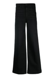 PAIGE high-waisted wide-leg jeans - Nero