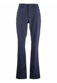 Pal Zileri straight-leg wool trousers - Blu