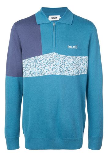 Maglione con mezza zip