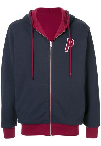 Palace Felpa con zip - Blu