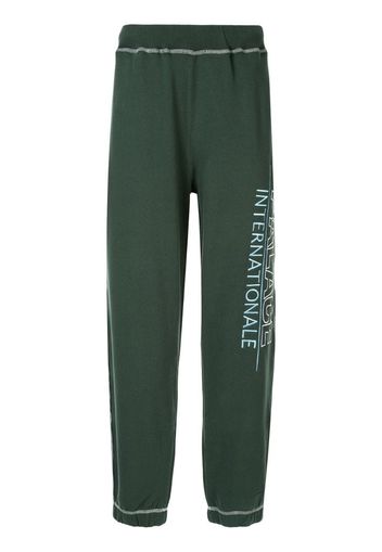 Pantaloni sportivi con ricamo